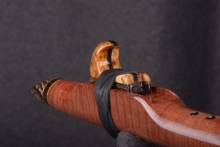 Red Curly Tiger Native American Flute, Minor, High C-5, #T4E (4)